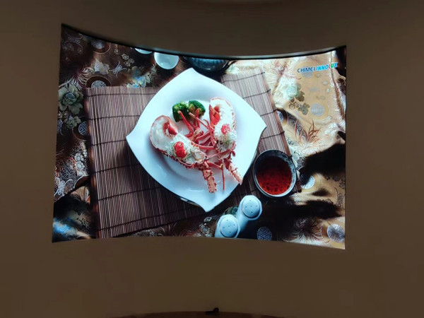 云梦室内P2.5弧形LED屏